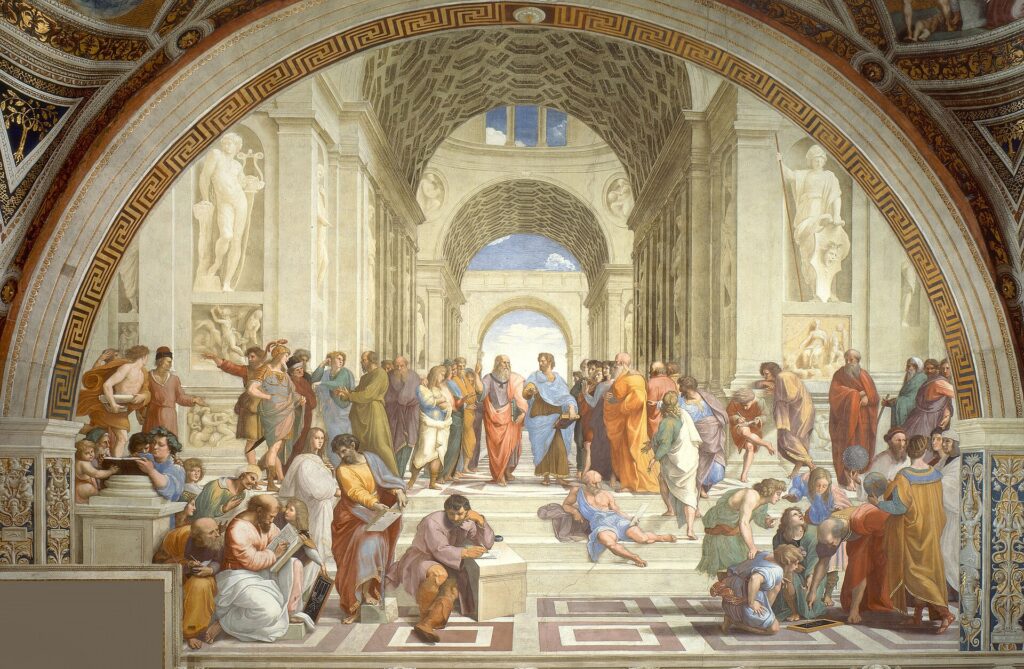 Now I Beseech You, Brethren 1 Raphael's School of Athens, depicting the philosophers of the ancient Greek world