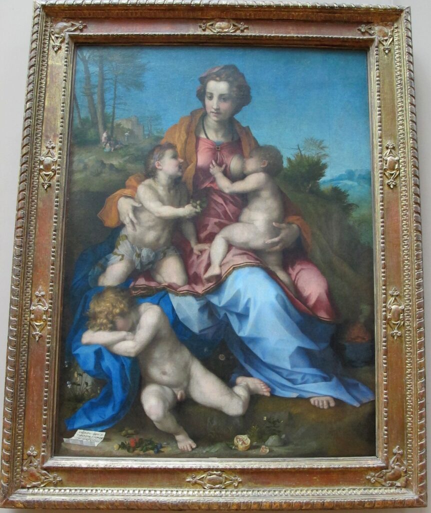 Though I Speak With The Tongues Of Men And Of Angels 1 Andrea del Sarto's allegorical painting of Charity, a woman with three children