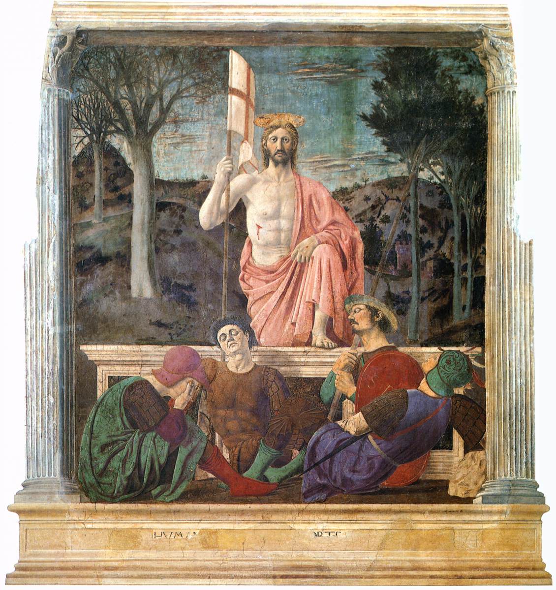 Piero della Francesca's fresco of the Resurrection of Christ