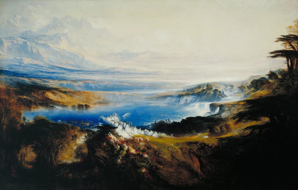We Have A Building Of God 1 John Martin's painting The Plains of Heaven, a luminous heavenly landscape