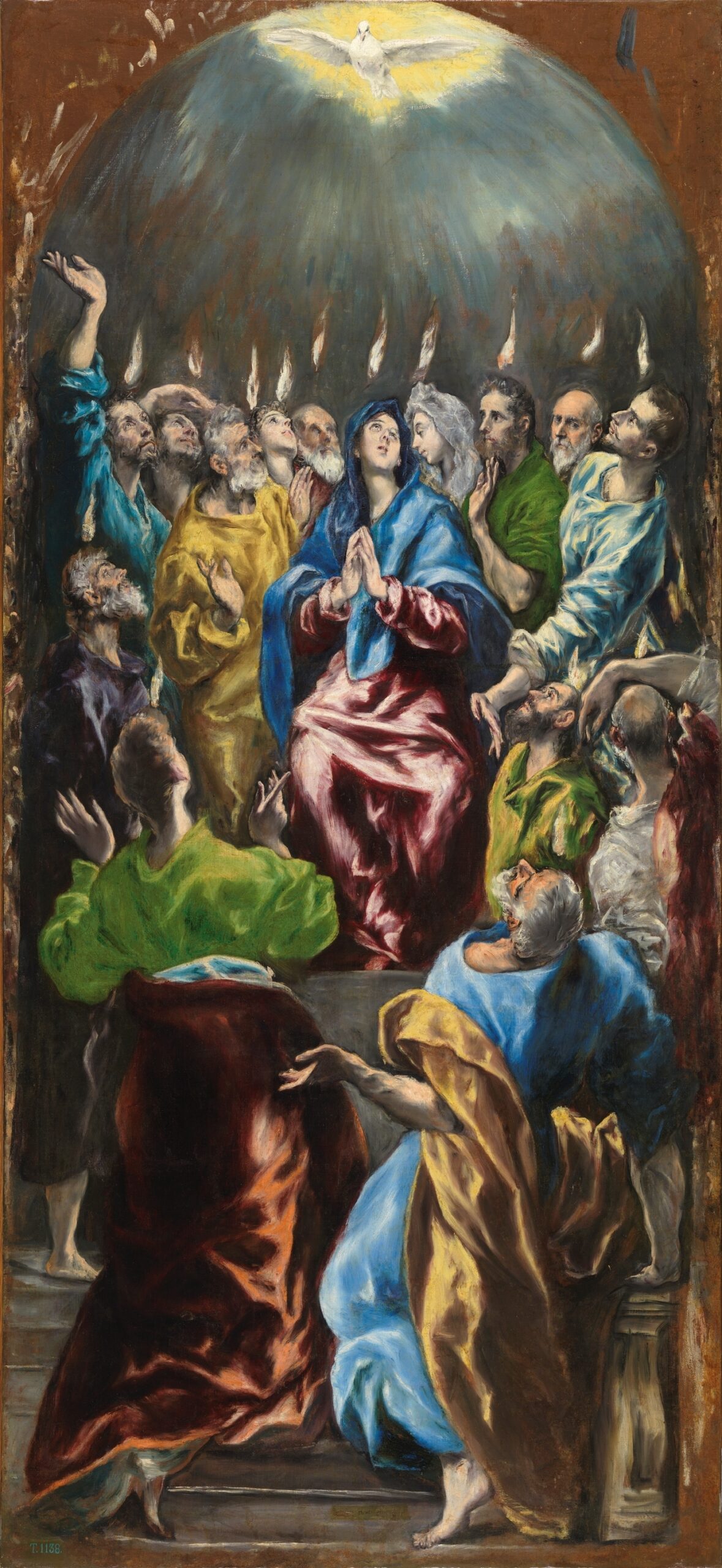 Acts 2 Pentecost, by El Greco, c. 1600