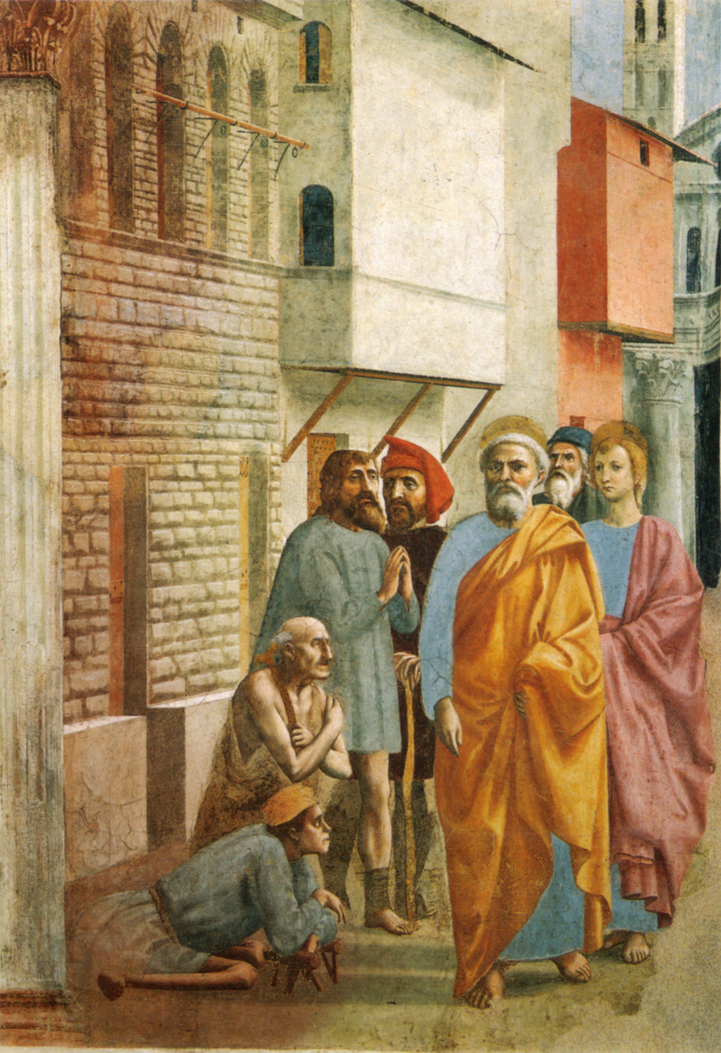 We Ought To Obey God Rather Than Men 1 Masaccio’s St. Peter Healing the Sick with His Shadow — Peter walking past the sick laid out to be touched by his shadow