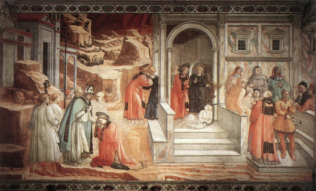 The Face Of An Angel 1 Fra Filippo Lippi’s Disputation in the Synagogue — Stephen debating the Hellenistic Jews