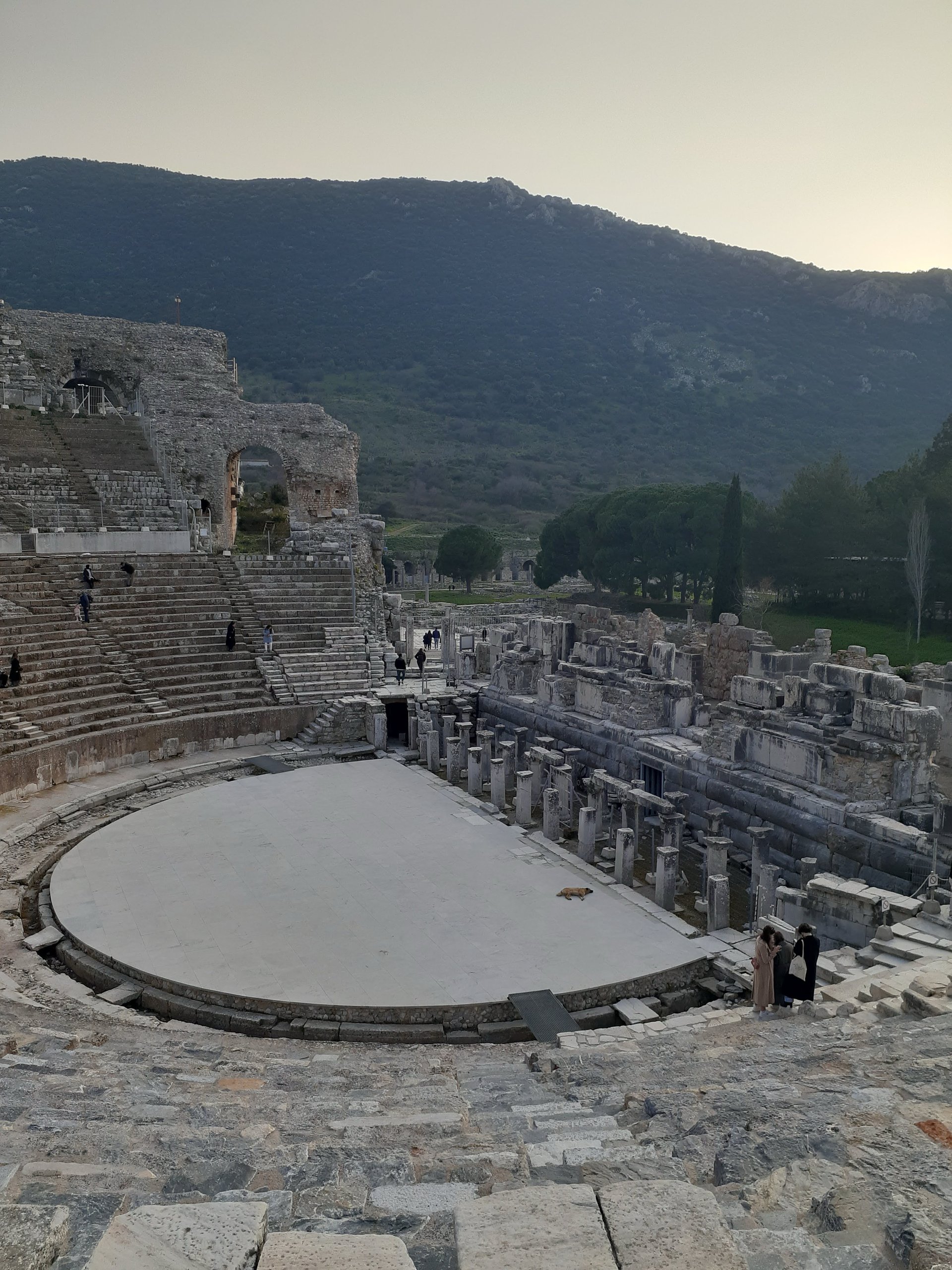 The Great Theatre of Ephesus, the ancient amphitheater where the riot of Demetrius the silversmith took place