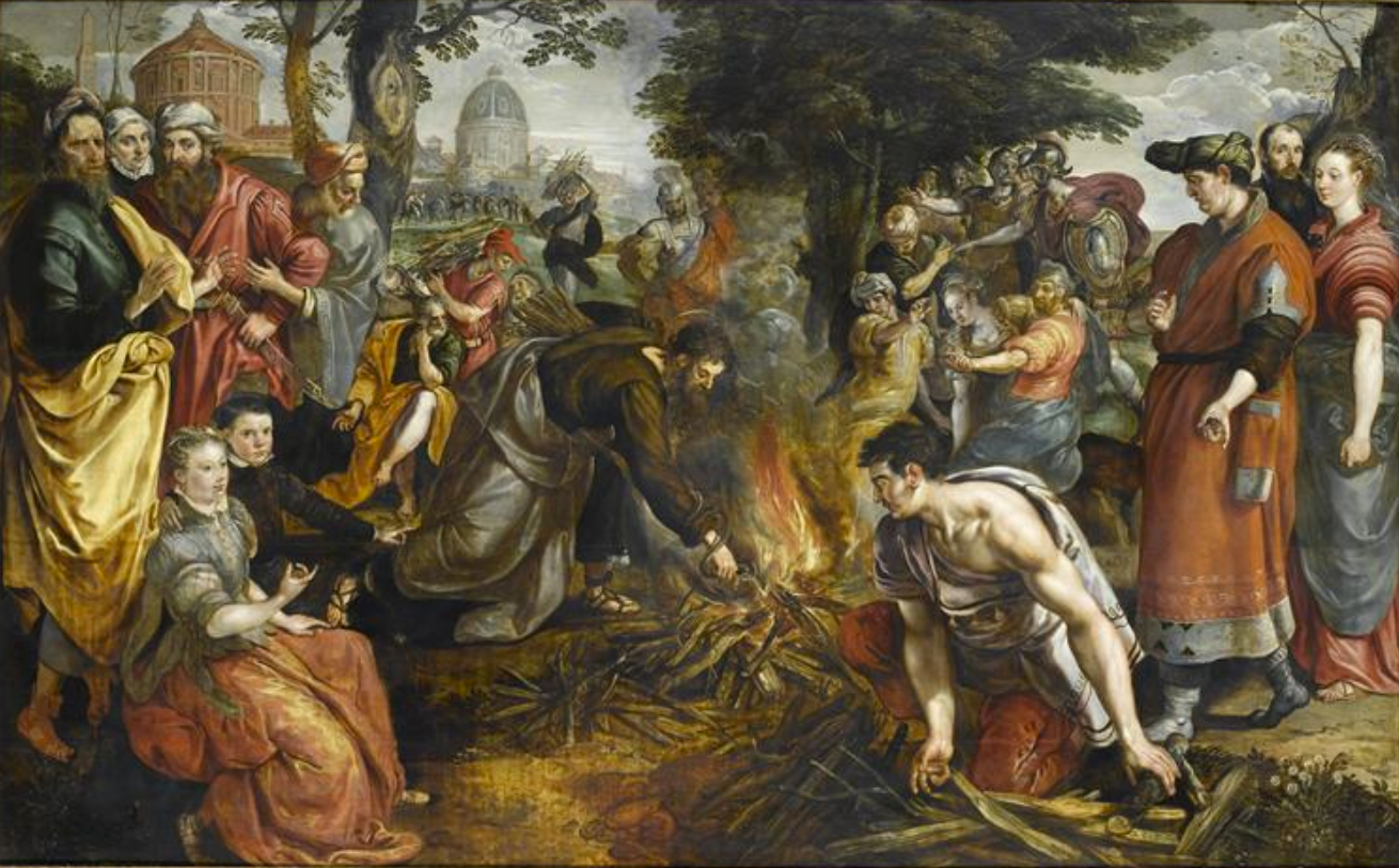 No Man Forbidding Him 1 Maerten de Vos's painting of Paul being bitten by a viper on the island of Malta