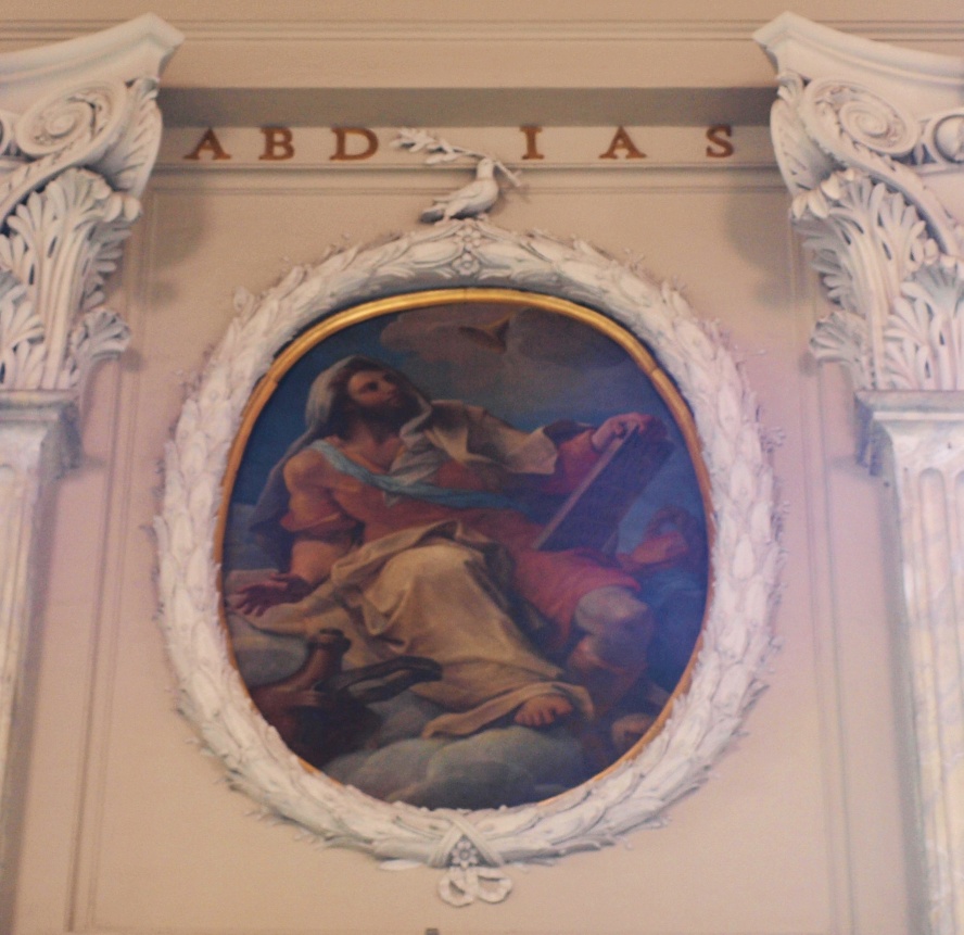 A statue of the prophet Obadiah in the Basilica of St. John Lateran, Rome