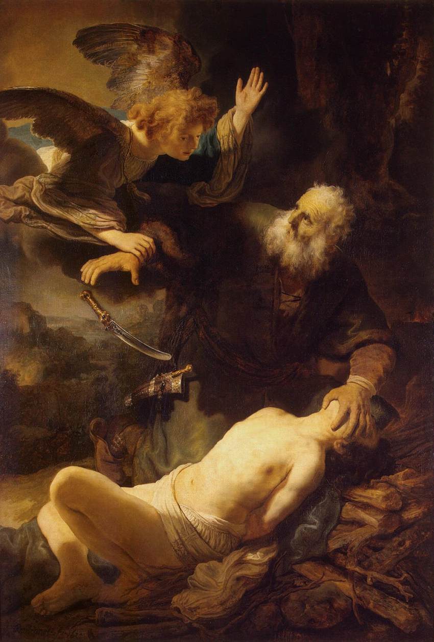 Against Hope Believed In Hope 1 Rembrandt's painting of Abraham's sacrifice of Isaac, the ultimate test of Abraham's faith