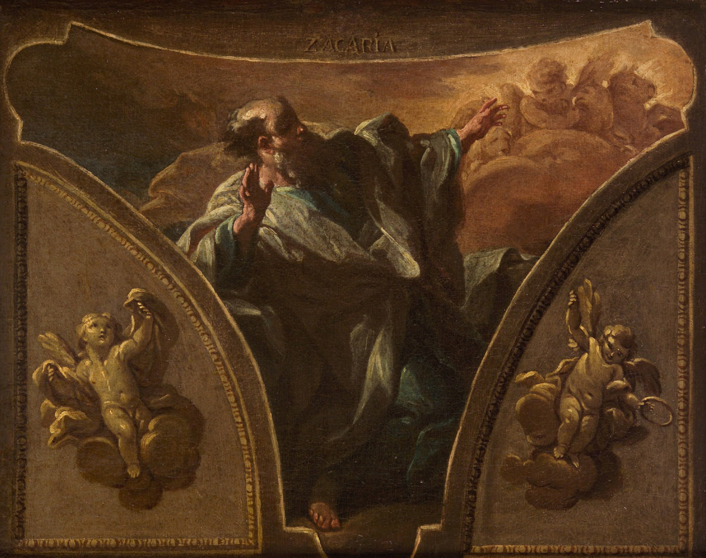 Zechariah 2 The Prophet Zechariah, workshop of Corrado Giaquinto, Kunsthistorisches Museum