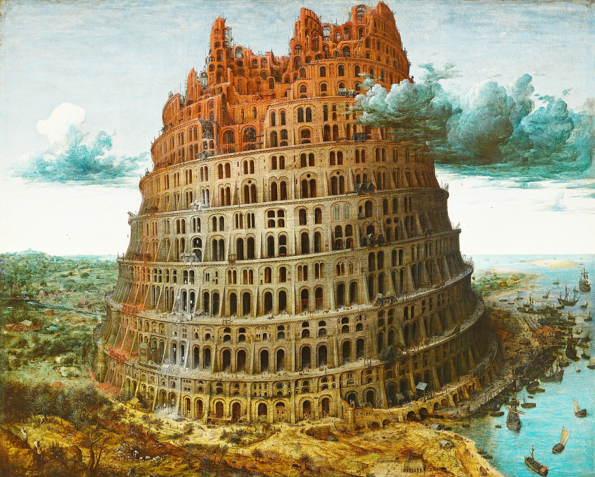 How Art Thou Fallen From Heaven 1 Pieter Bruegel's Tower of Babel rising into the clouds -- the pride of Babylon's king, who said "I will ascend into heaven" (Isaiah 14:13)